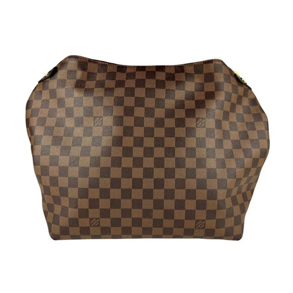 Auth LOUIS VUITTON Damier Ebene Portobello PM Shoulder Bag Brown N41185 - z3451